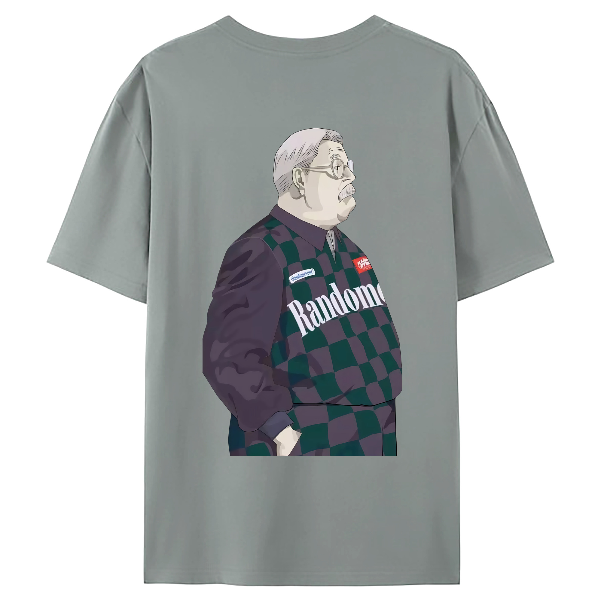 （画像用） SLAM DUNK／スラムダンク 綿100％ メンズ半袖Tシャツ（バックプリント） 通気性
